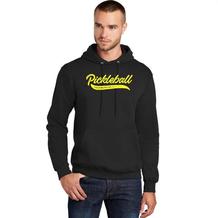 Pickleball Squad Match Vintage Pickleball Tall Hoodie