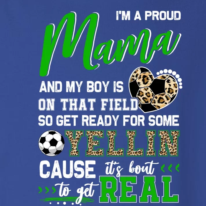 Proud Soccer Mama Soccer Family Matching Great Gift Toddler Long Sleeve Shirt