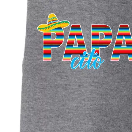 Papacito Serape Mexican Sombrero Cinco de Mayo Doggie 3-End Fleece Hoodie