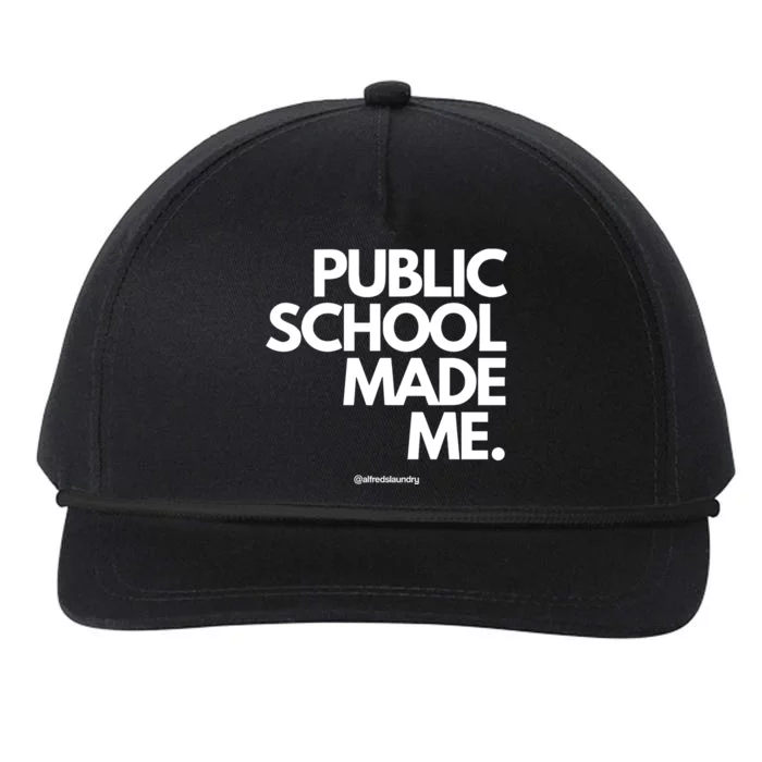 Public School Made Me Snapback Five-Panel Rope Hat