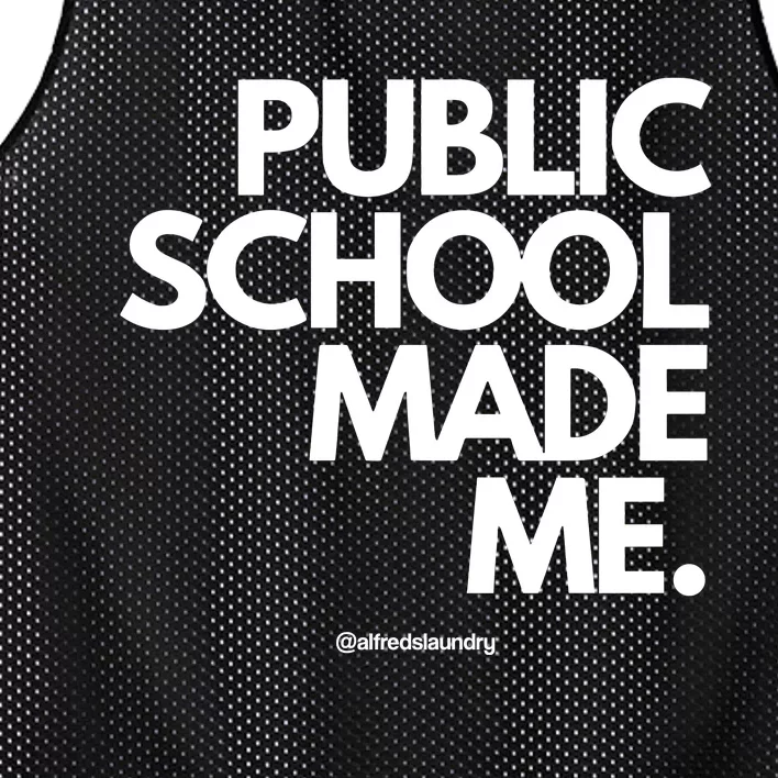 Public School Made Me Mesh Reversible Basketball Jersey Tank