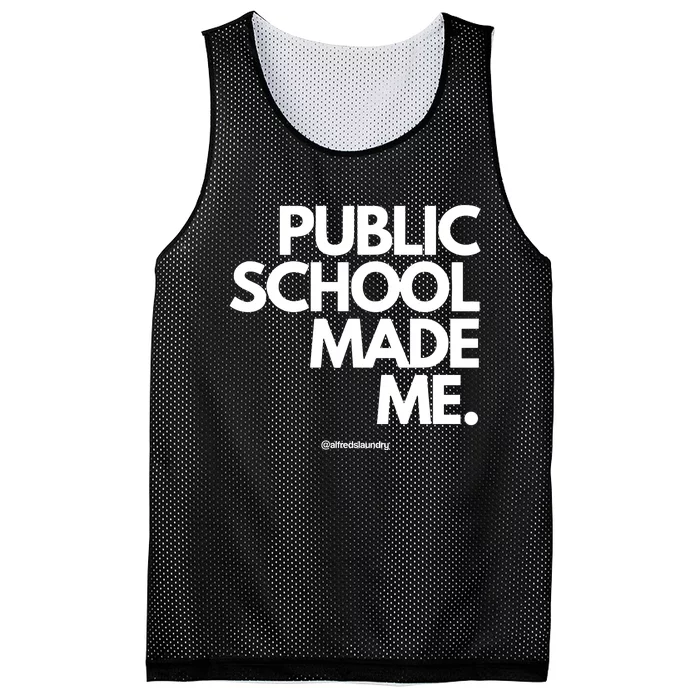 Public School Made Me Mesh Reversible Basketball Jersey Tank