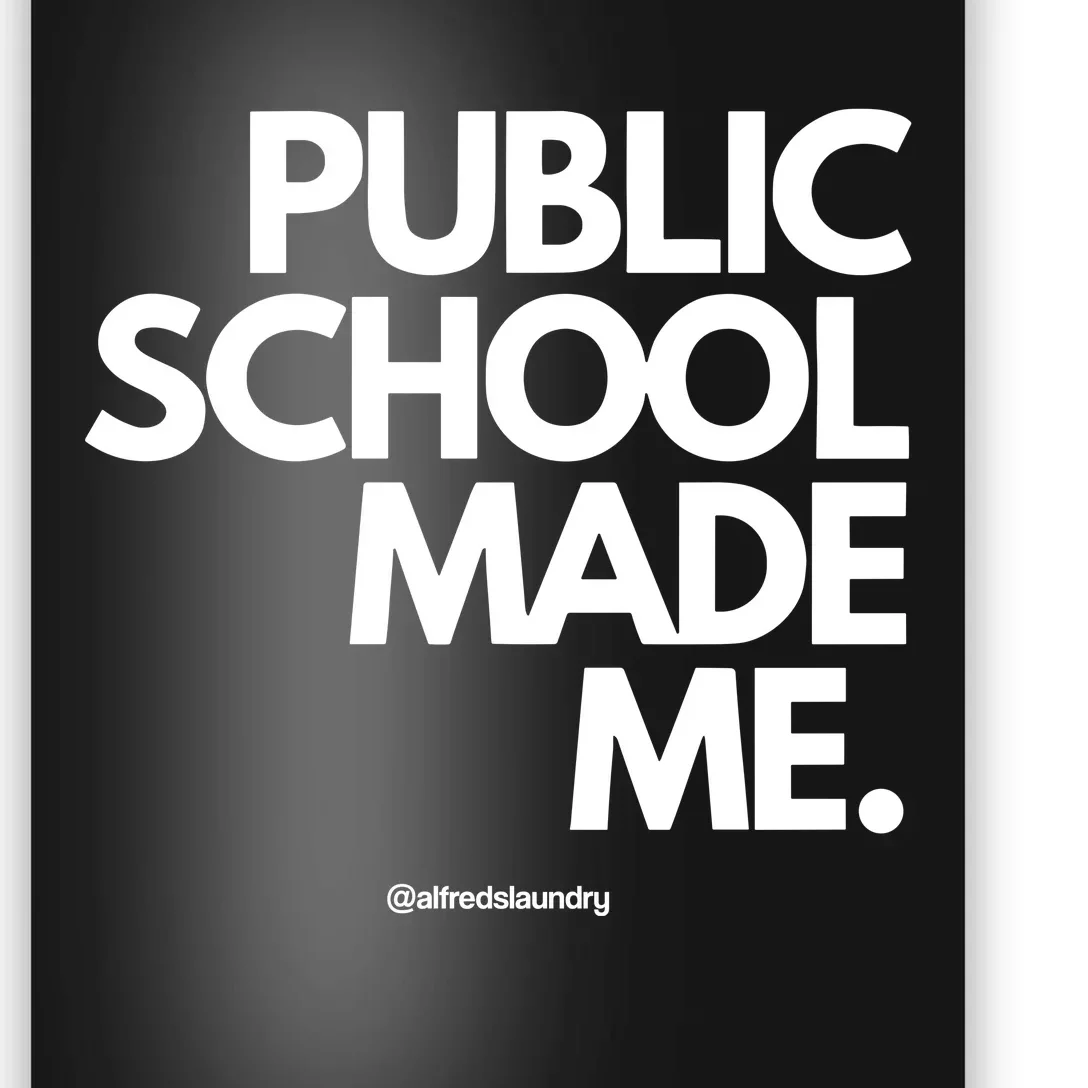 Public School Made Me Poster