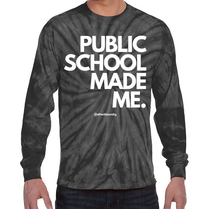 Public School Made Me Tie-Dye Long Sleeve Shirt