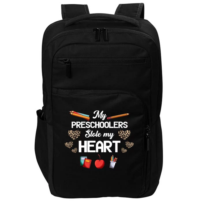 Preschoolers Stole My Heart Valentines Day Preschool Teacher Gift Impact Tech Backpack