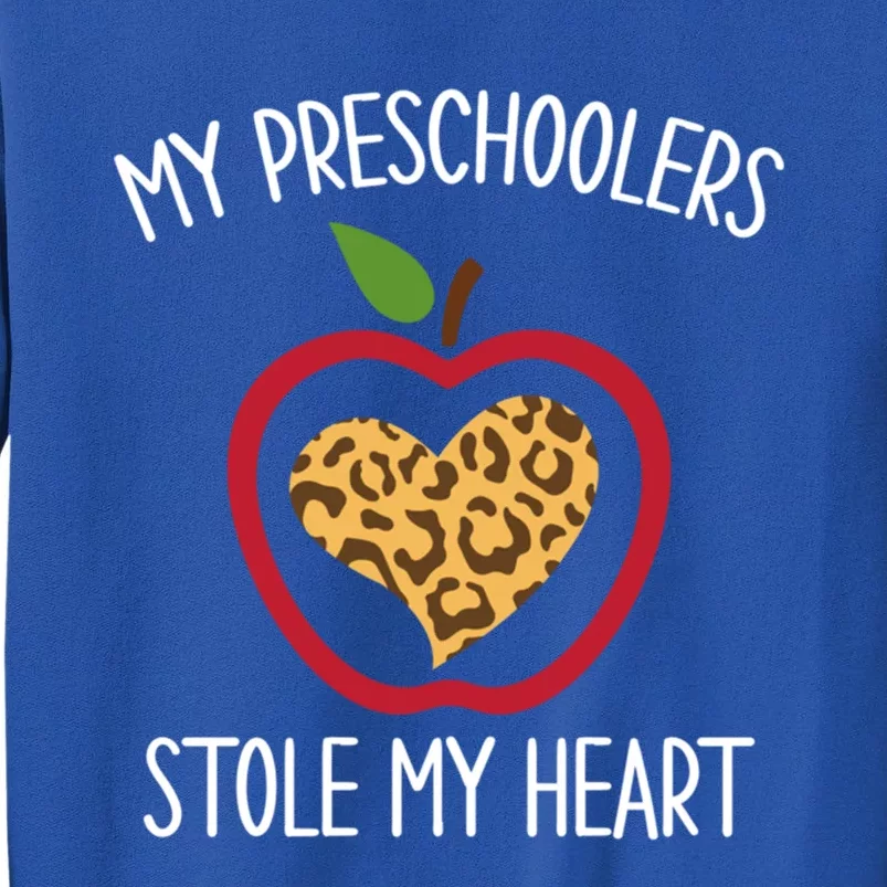 Preschoolers Stole My Heart Valentines Day Preschool Teacher Gift Sweatshirt