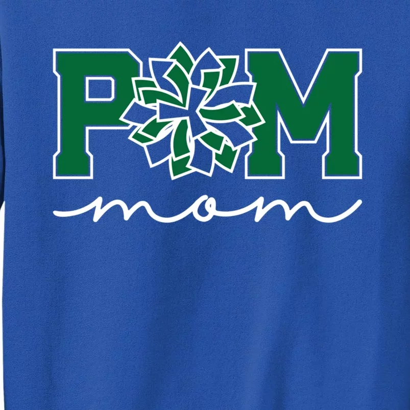 Pom Squad Mom For Dance Cheer Spirit Squad Green Gift Sweatshirt