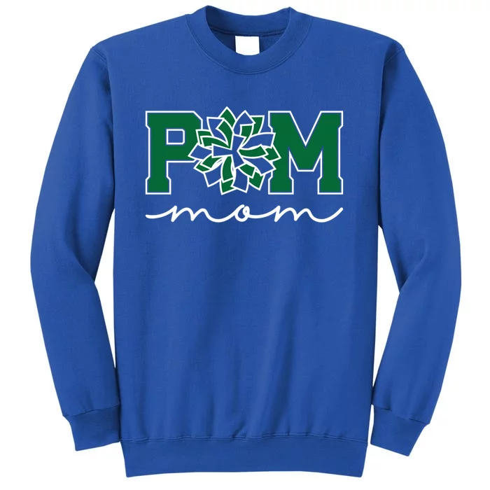 Pom Squad Mom For Dance Cheer Spirit Squad Green Gift Sweatshirt