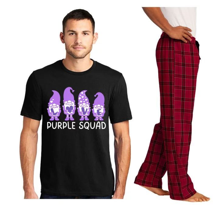 Purple Squad Military Month Army Purple Up Family Gift Pajama Set