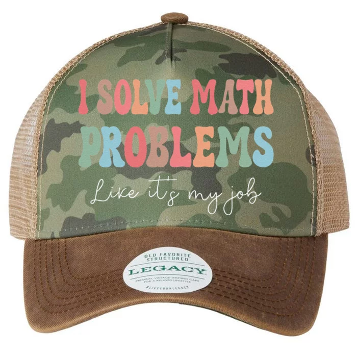 Problem Solver Math Mathematics Back To School Math Teacher Gift Legacy Tie Dye Trucker Hat