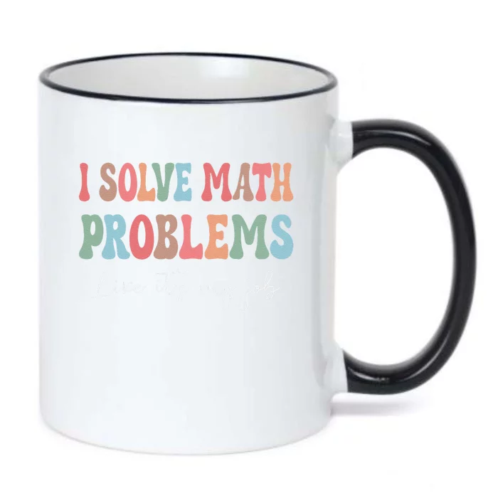 Problem Solver Math Mathematics Back To School Math Teacher Gift Black Color Changing Mug