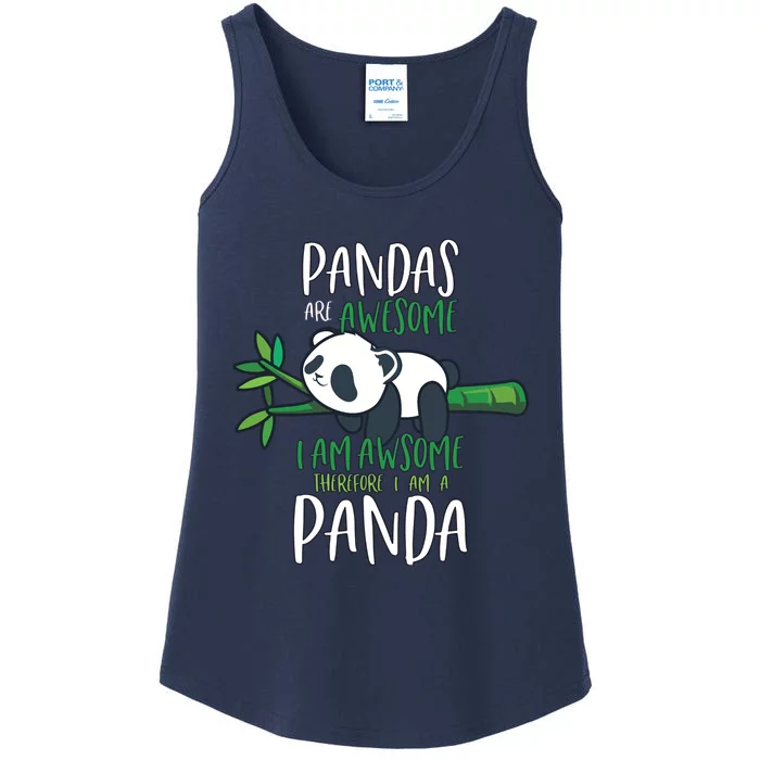 Panda Shirts Men Women Panda Lover Gift Panda Ladies Essential Tank