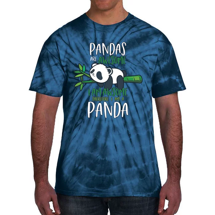 Panda Shirts Men Women Panda Lover Gift Panda Tie-Dye T-Shirt