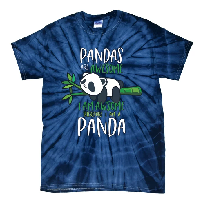 Panda Shirts Men Women Panda Lover Gift Panda Tie-Dye T-Shirt