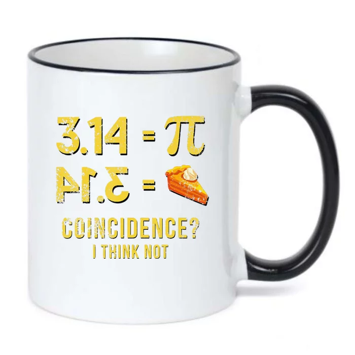 Pi Spiral Novelty Math Geek 3.14 funny Pi Day Black Color Changing Mug