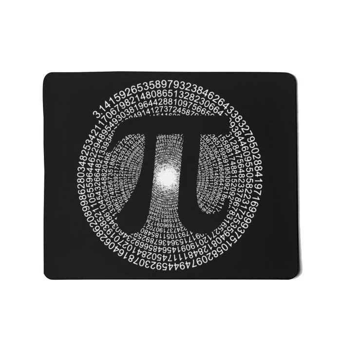 Pi Spiral Novelty Math Geek 3.14 funny Pi Day Mousepad