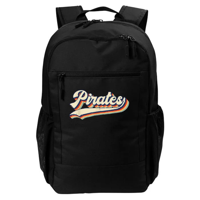 Pirates Sports Name Vintage Retro Daily Commute Backpack