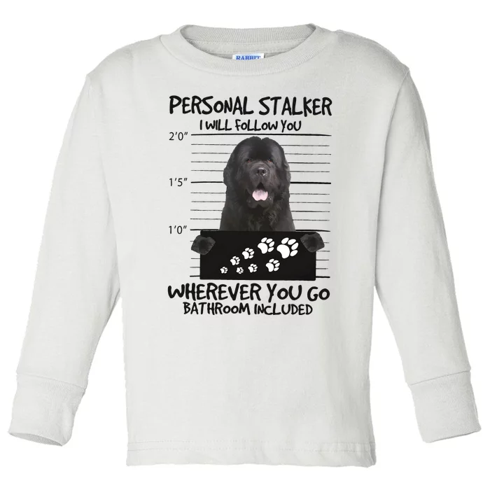 Personal Stalker Newfoundland Toddler Long Sleeve Shirt