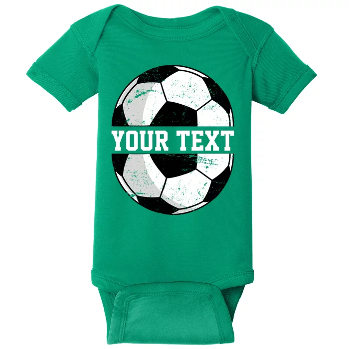 Personalized Soccer Name Custom Family Game Day Baby Bodysuit