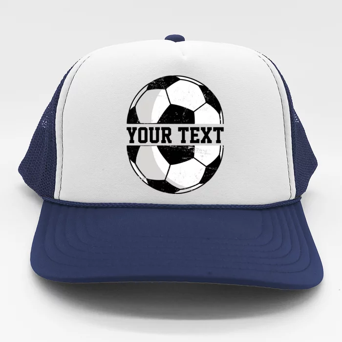 Personalized Soccer Name Custom Family Game Day Trucker Hat