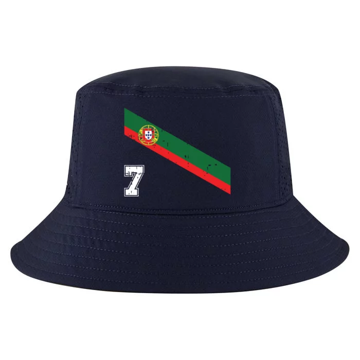 Portugal Soccer Number 7 Portugese Football Sports Lover Fan Cool Comfort Performance Bucket Hat