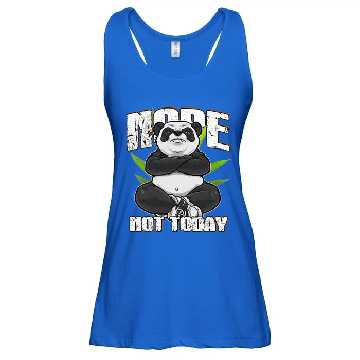 Panda Style Nope Not Today Great Gift Ladies Essential Flowy Tank