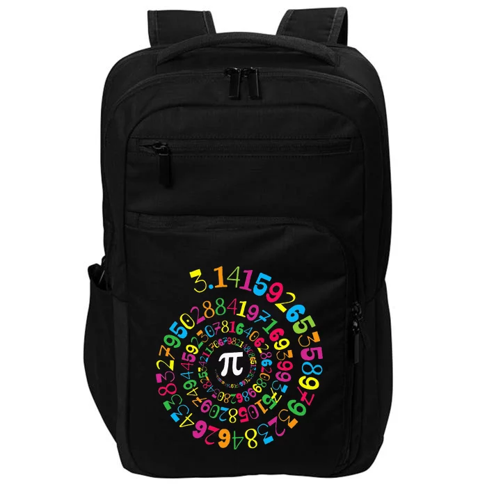 Pi Spiral Novelty Math Geek 3.14 Pi Day Impact Tech Backpack