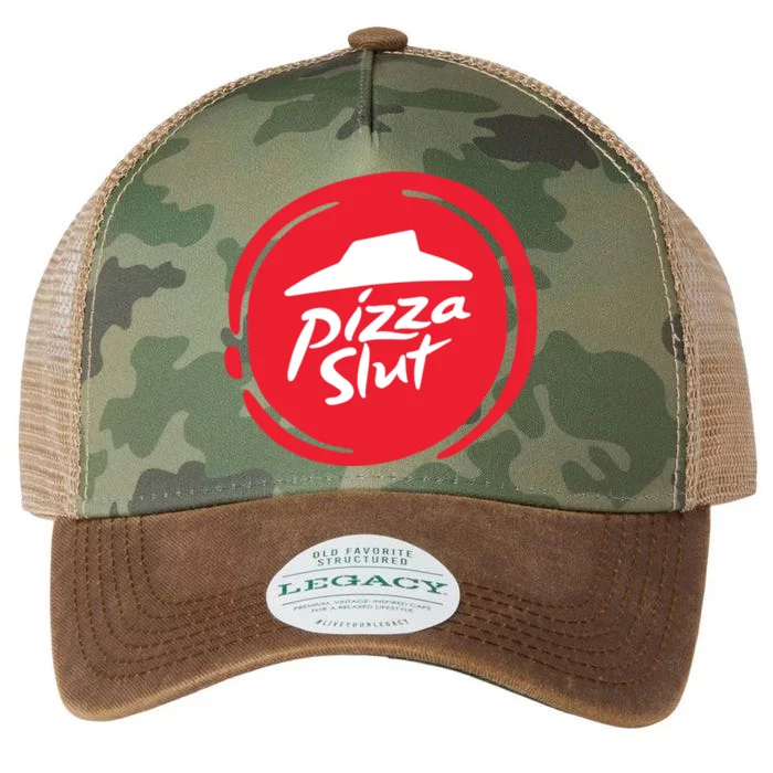 Pizza Slut No One Outpizzas The Slut Funny Pizza Legacy Tie Dye Trucker Hat