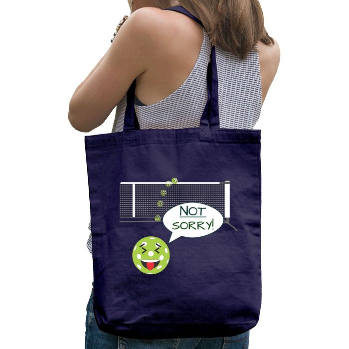 Pickleball Sorry Not Sorry Front & Back Tote Bag