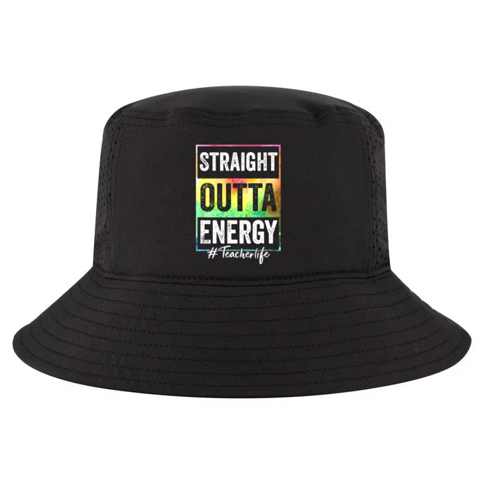 Paraprofessional Straight Outta Energy Teacher Life Cool Comfort Performance Bucket Hat