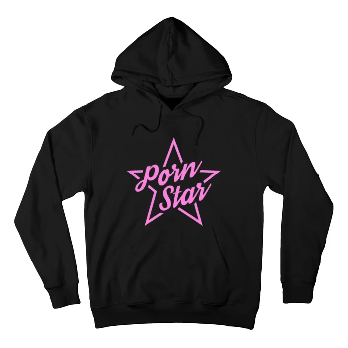 Porn Star Outline Graphic Hoodie