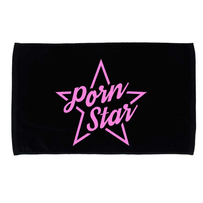 Porn Star Outline Graphic Microfiber Hand Towel