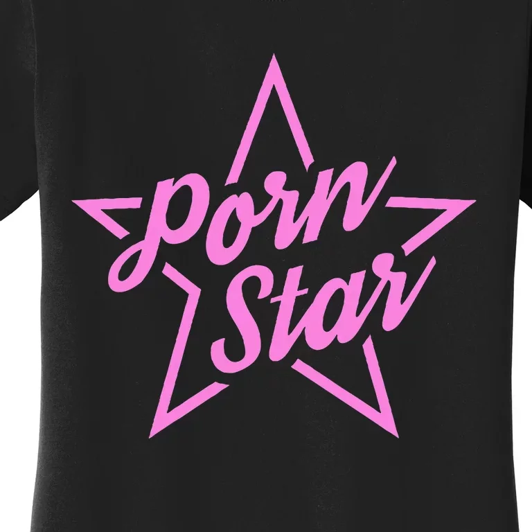 Porn Star Outline Graphic Women's T-Shirt