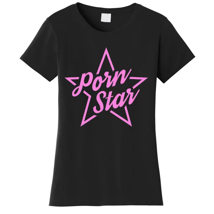 Porn Star Outline Graphic Women's T-Shirt