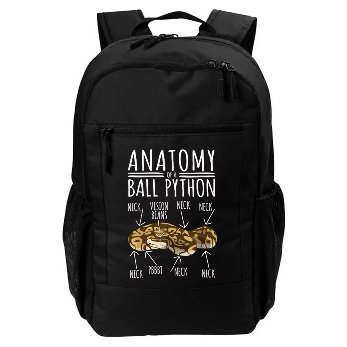 Python Snake Owner Anatomy Of A Ball Python Daily Commute Backpack