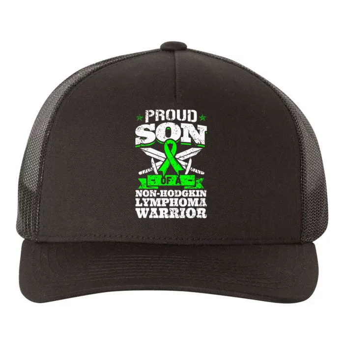 Proud Son Of A Non Hodgkin Lymphoma Warrior Awareness Yupoong Adult 5-Panel Trucker Hat