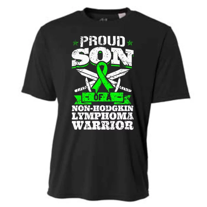 Proud Son Of A Non Hodgkin Lymphoma Warrior Awareness Cooling Performance Crew T-Shirt