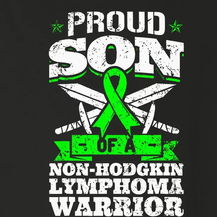 Proud Son Of A Non Hodgkin Lymphoma Warrior Awareness Toddler Long Sleeve Shirt