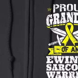 Proud Sister Of A Hodgkins Lymphoma Warrior HL Awareness Full Zip Hoodie