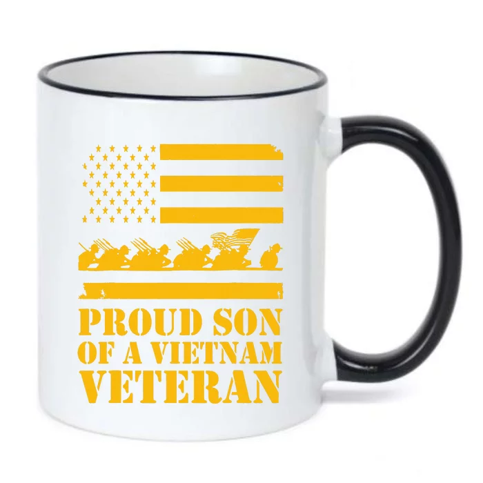 Proud Son Of A Vietnam Veteran Black Color Changing Mug