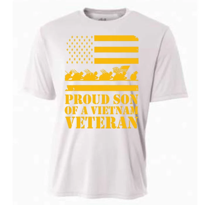 Proud Son Of A Vietnam Veteran Cooling Performance Crew T-Shirt