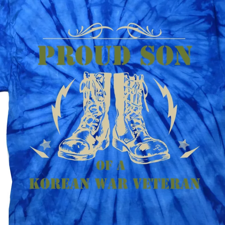 Proud Son Of A Korean War Veteran Gift Tie-Dye T-Shirt