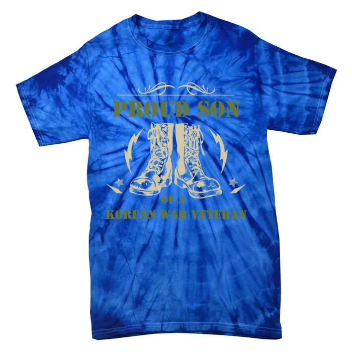 Proud Son Of A Korean War Veteran Gift Tie-Dye T-Shirt