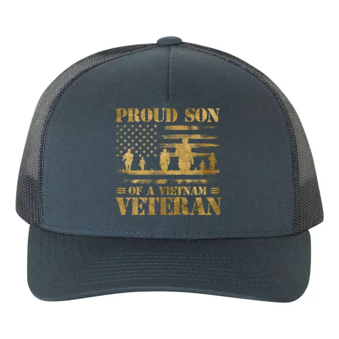 Proud Son Of A Vietnam Veteran Gift Yupoong Adult 5-Panel Trucker Hat