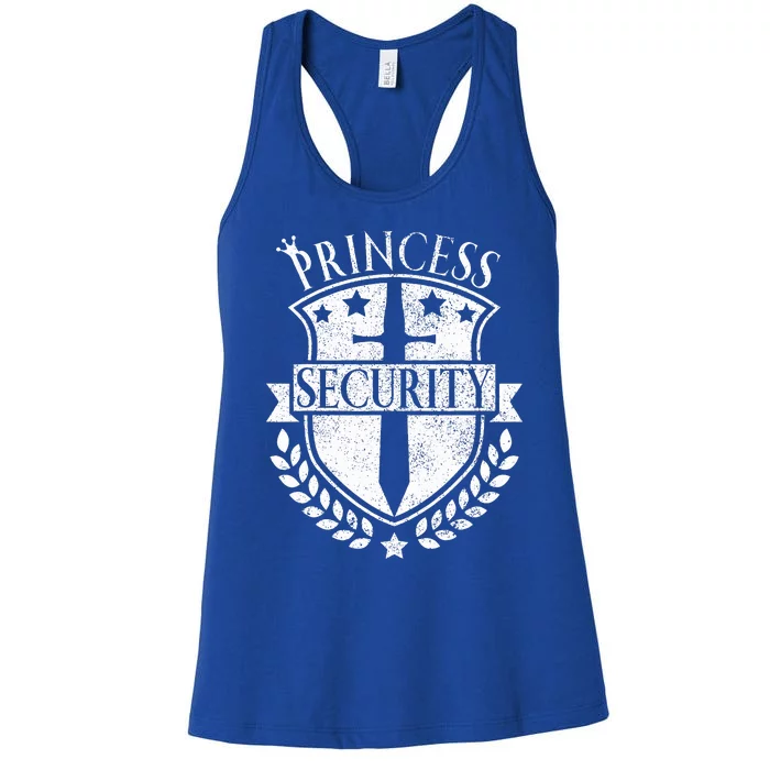 Princess Security Outfit Bday Princess Security Costume Women's Racerback Tank