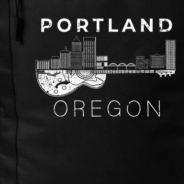 Portland Souvenir Oregon Lover Music Guitar Daily Commute Backpack