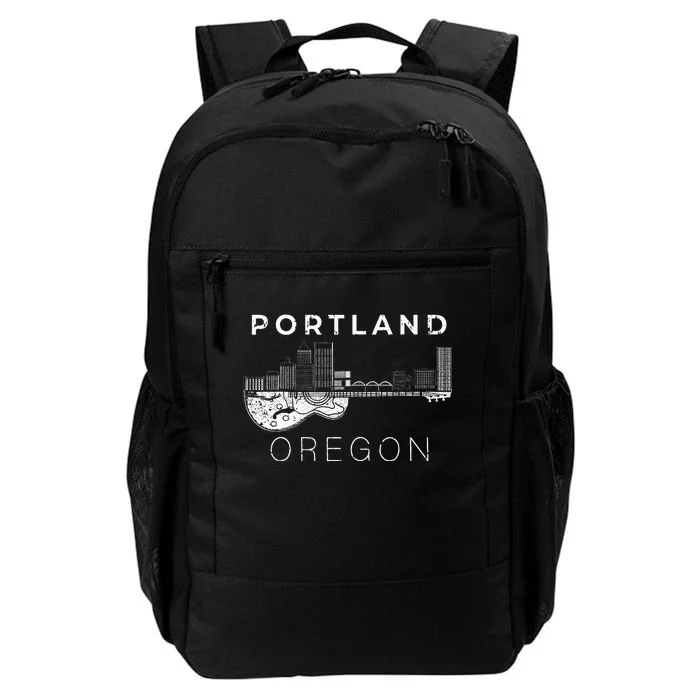 Portland Souvenir Oregon Lover Music Guitar Daily Commute Backpack