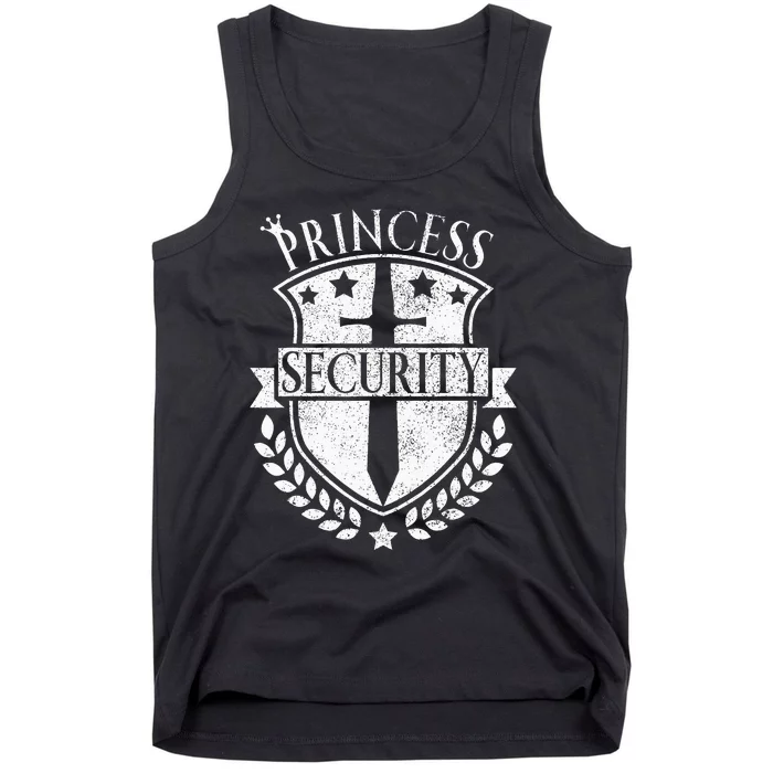 Princess Security Outfit Bday Princess Security Costume Tank Top