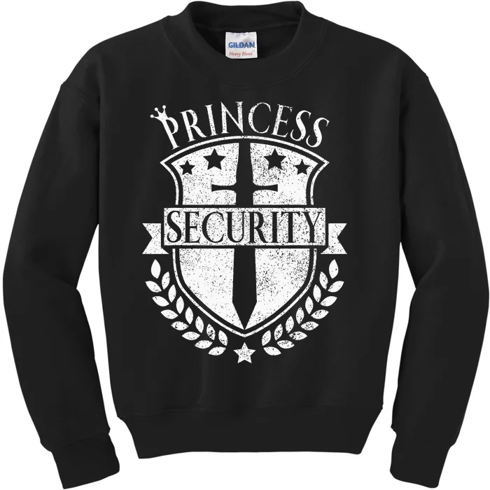 Princess Security Outfit Bday Princess Security Costume Kids Sweatshirt