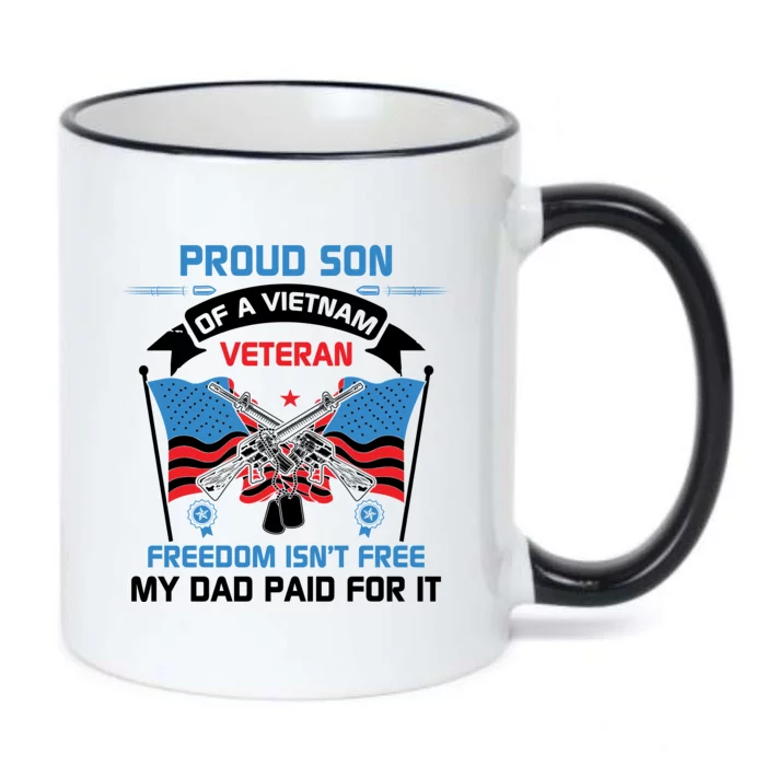 Proud Son Of A Vietnam Veteran Veteran Day US Army Black Color Changing Mug